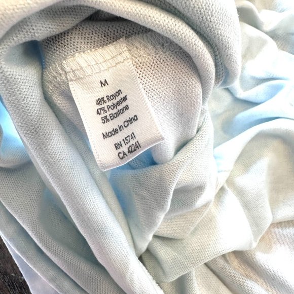 PJ Salvage NWT Women's Wifey Bridal Embroidered Robe Cloud Blue Large - Picture 7 of 7